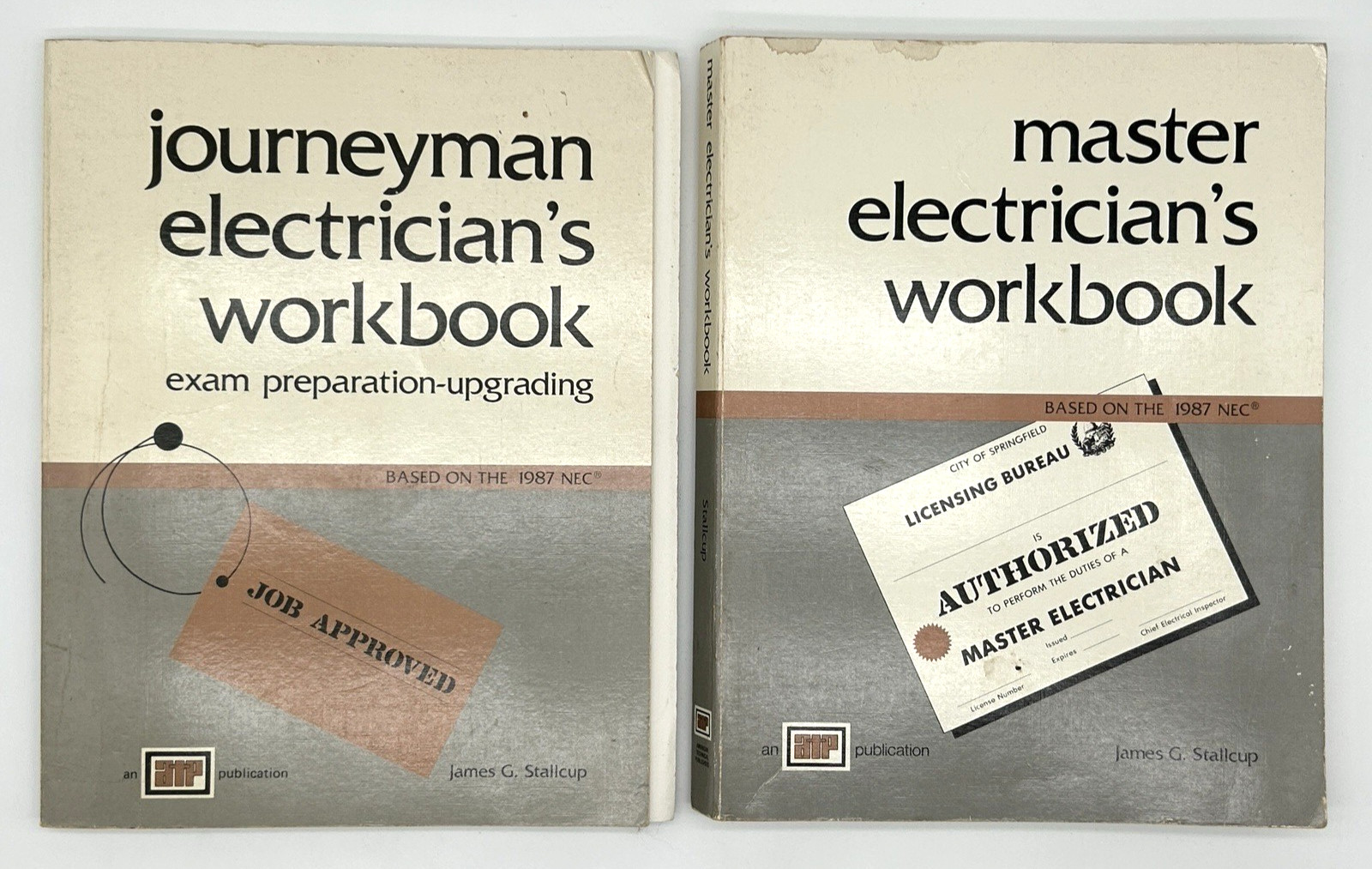 JOURNEYMAN & MASTER ELECTRICIANS WORKBOOK James Stallcup 1986 ATP Publications