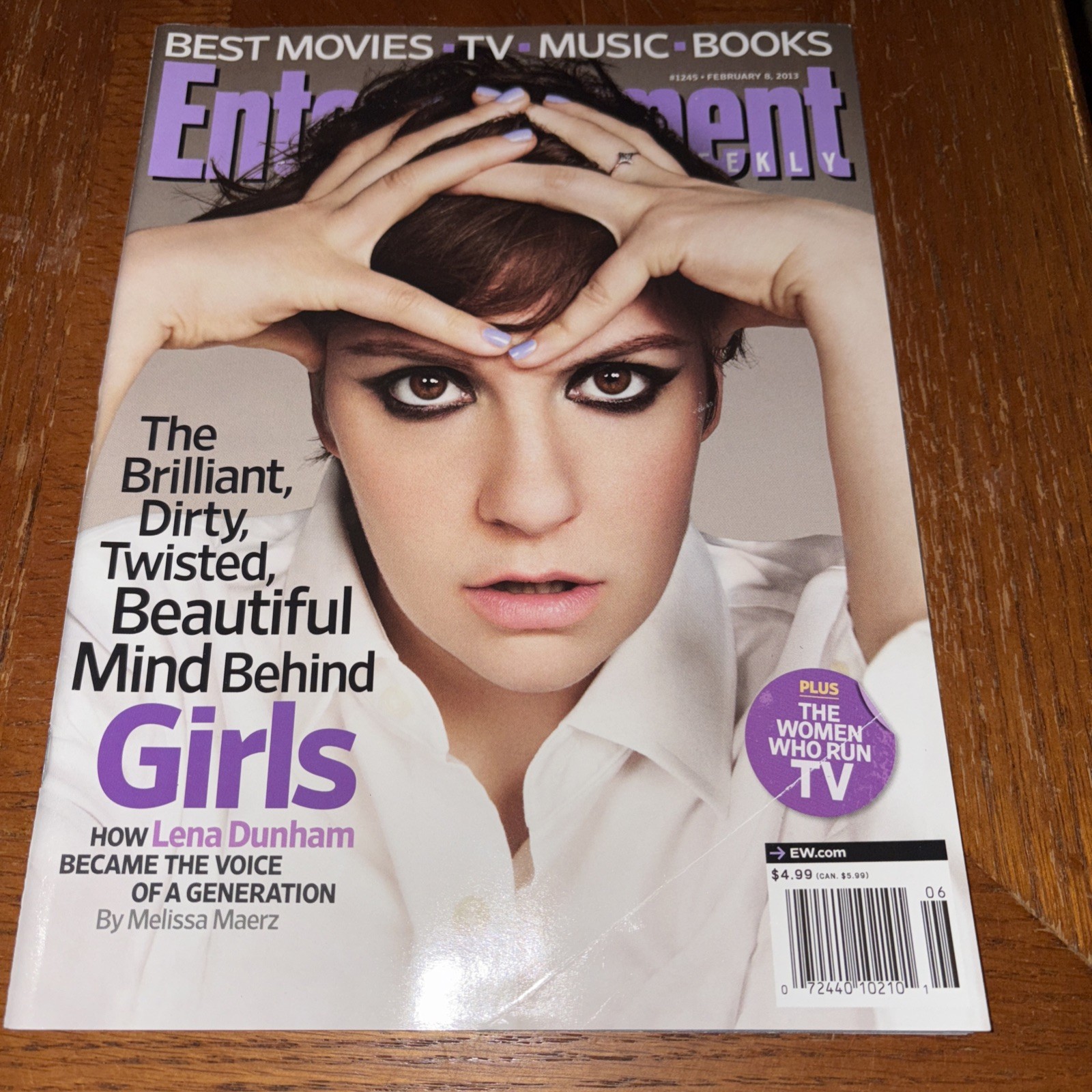ENTERTAINMENT WEEKLY Magazine Feb 2013 1245 Girls Lena Dunham Cover