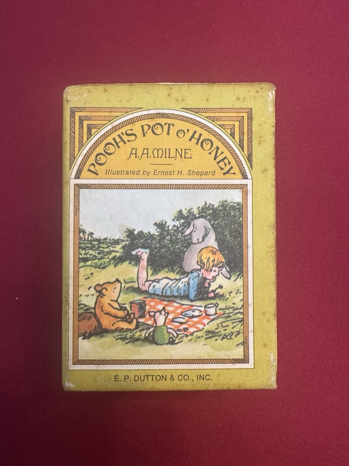 POOH&rsquo;S POT O&rsquo;HONEY 1968 Vintage Mini Book Set Boxed
