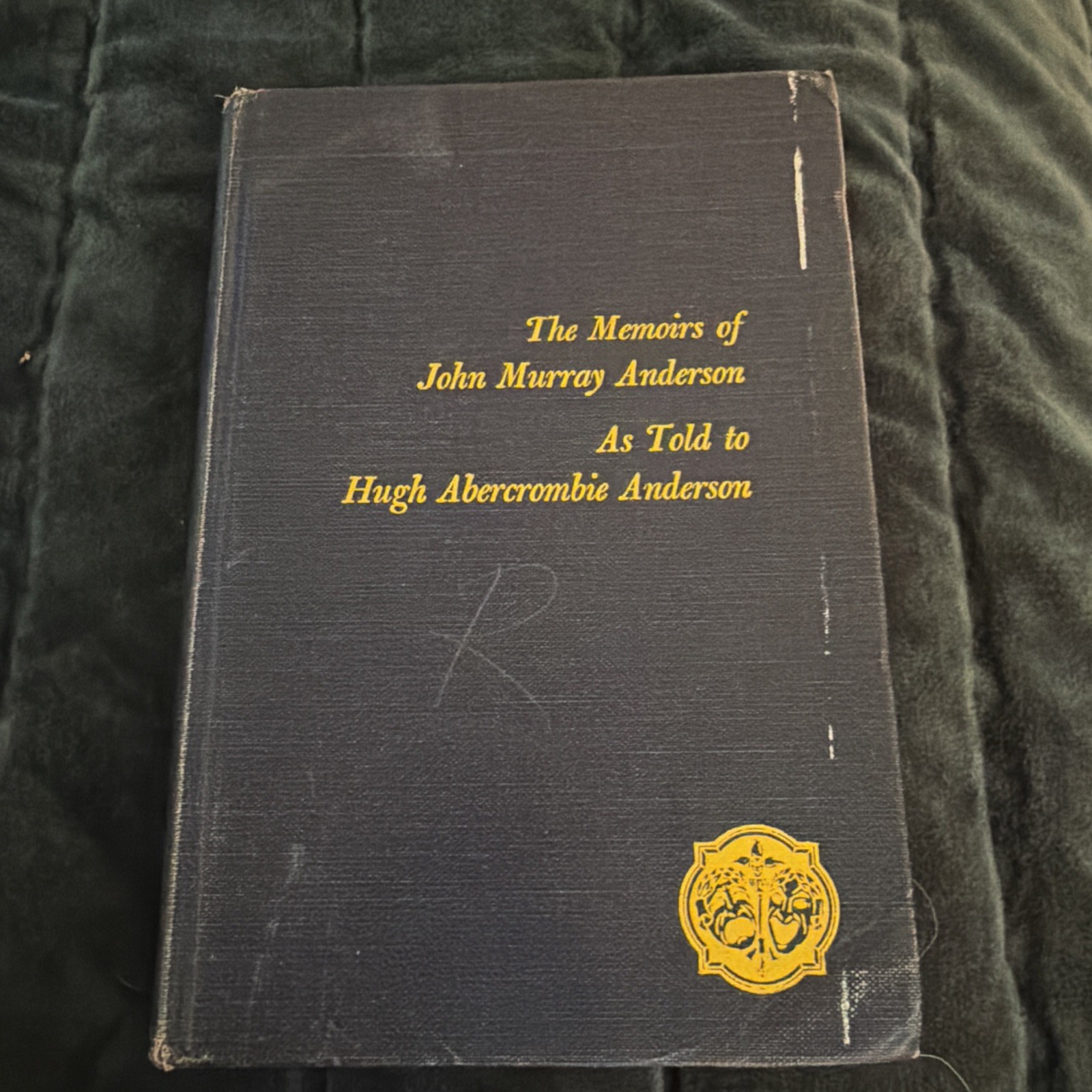 Double Signed 1st Ed, 1st Printing – Memoirs of John Murray Anderson – Broadway