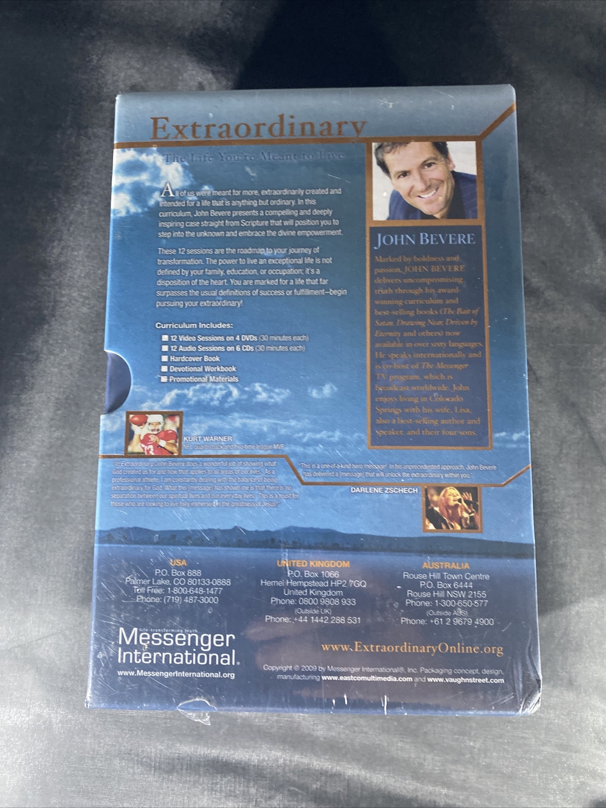 Extraordinary Curriculum John Bevere Life Meant to Live Book Workbook CDs DVDs