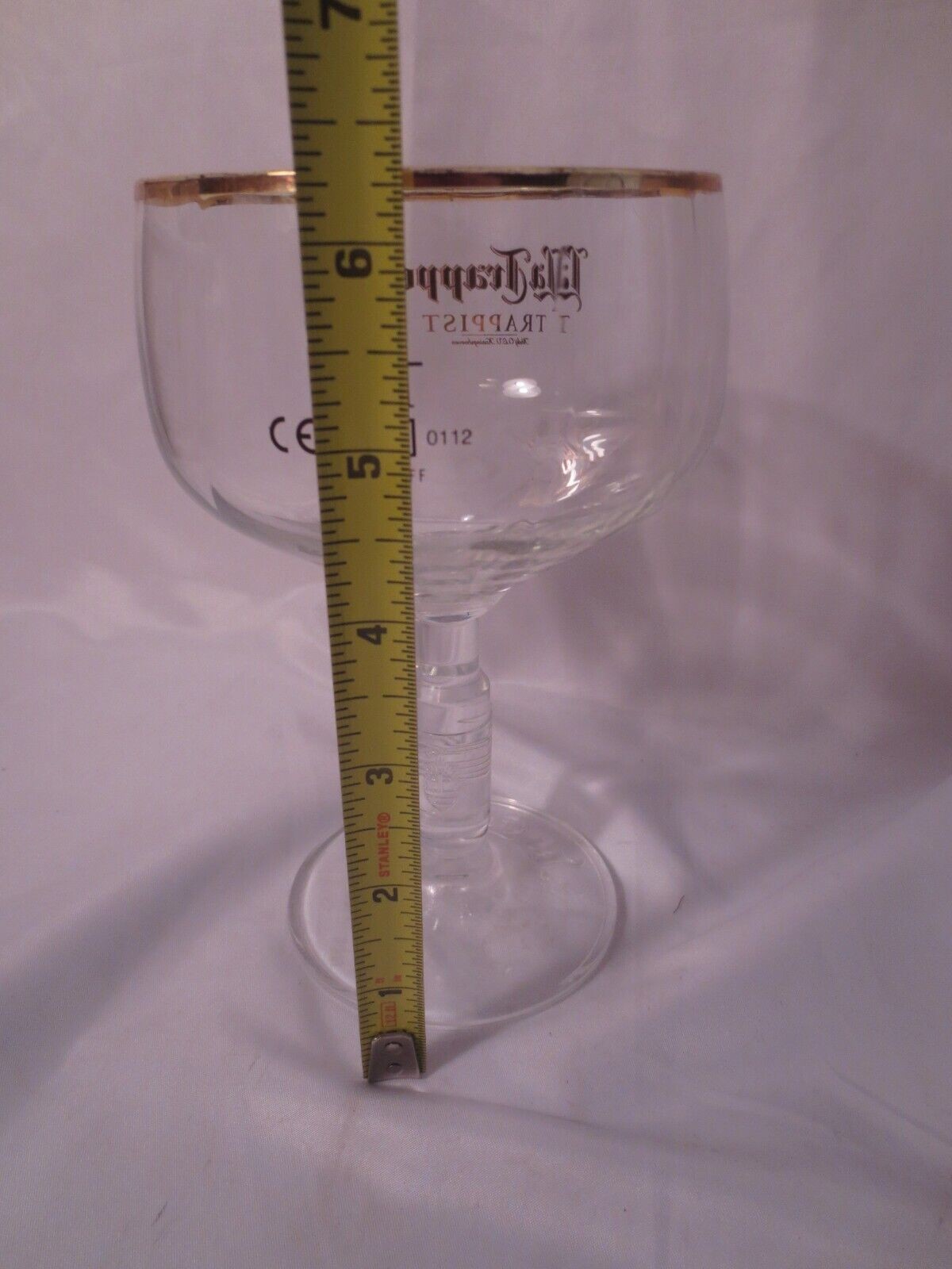 LA TRAPPE TRAPPIST Gold Rimmed Glass .25L