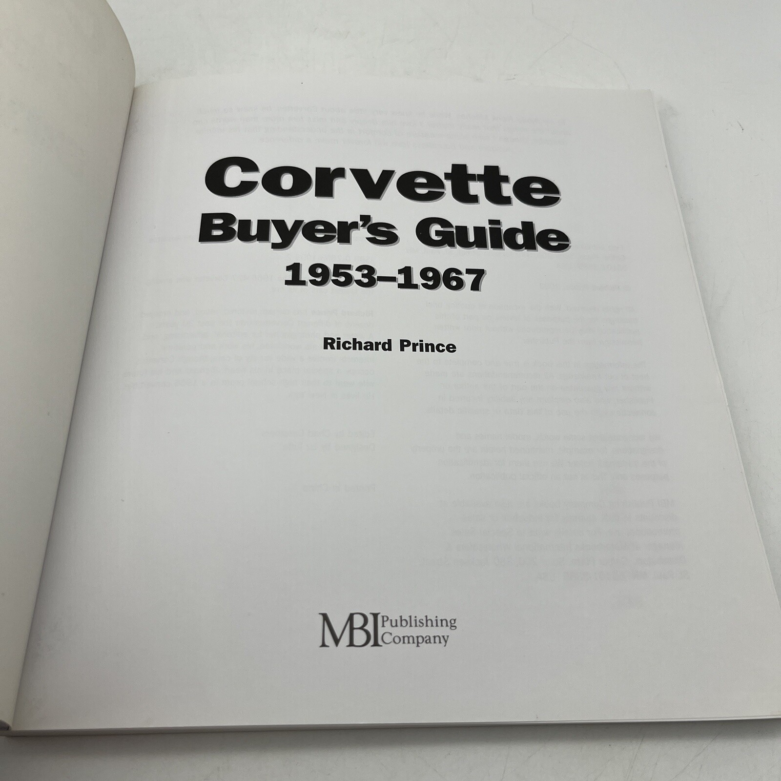Corvette C3 Buyer&rsquo;s Guide 1968-1982 (1st Ed) by Prince, Richard