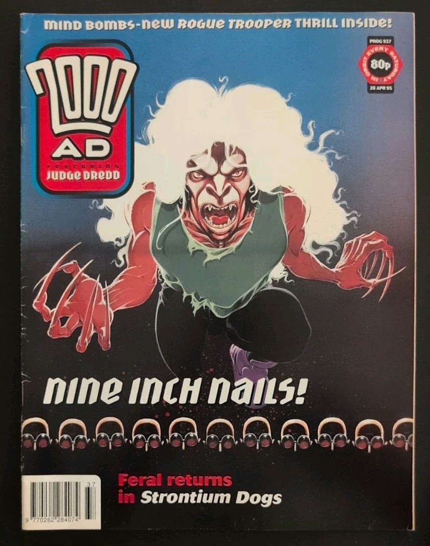 2000AD Progs 922-929, 931-937 (15 issues, 1995) VG Judge Dredd UK