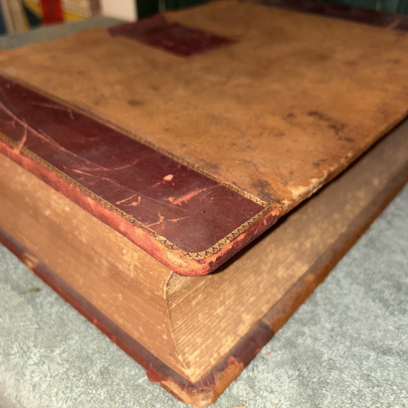 Huge Antique 1905 Ledger (Howard R. Rohn of Garfield, Berks Co. PA)