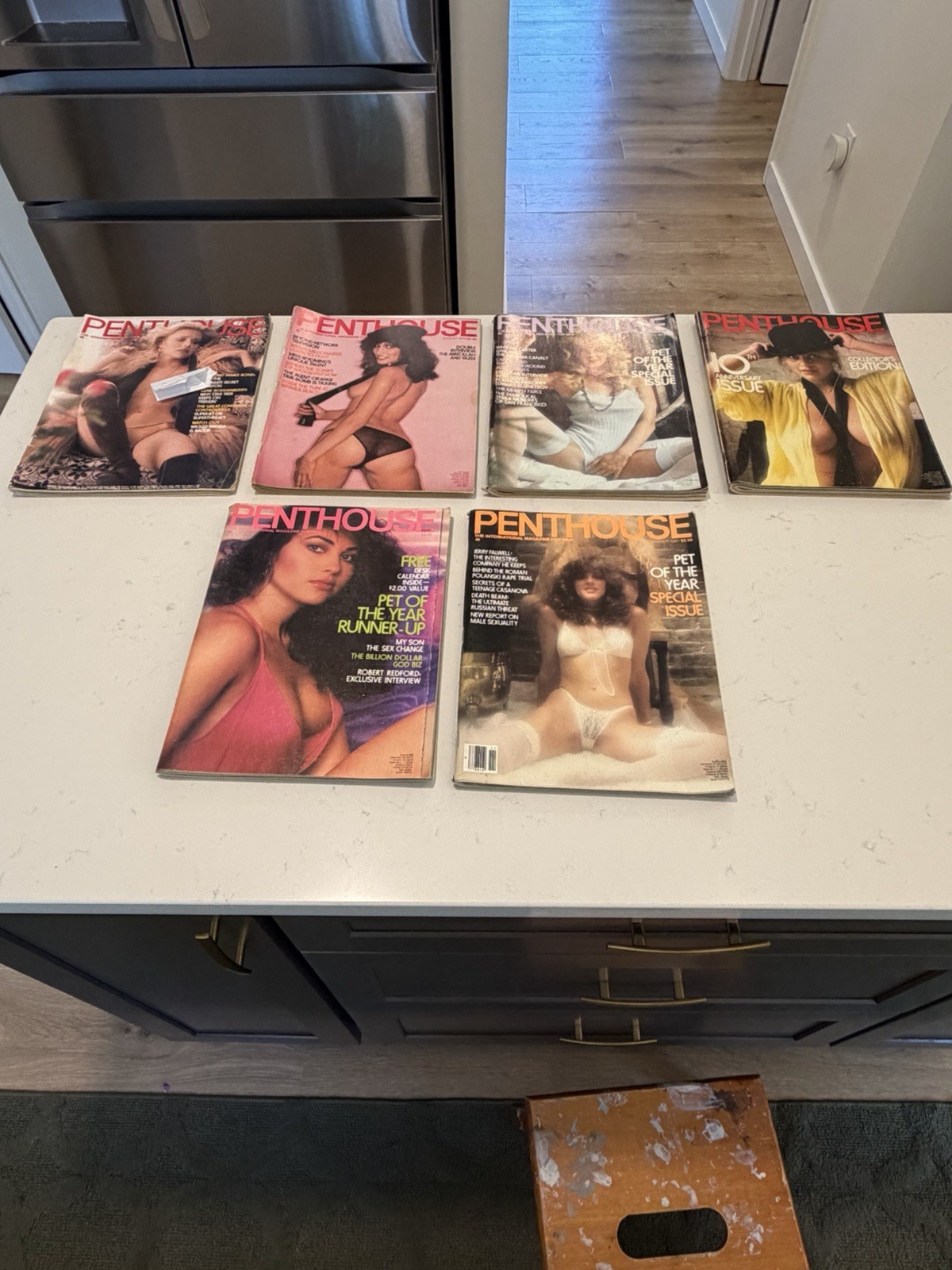 1970s/1980s Penthouse Vintage Lot Of 6 Some Damaged-Read