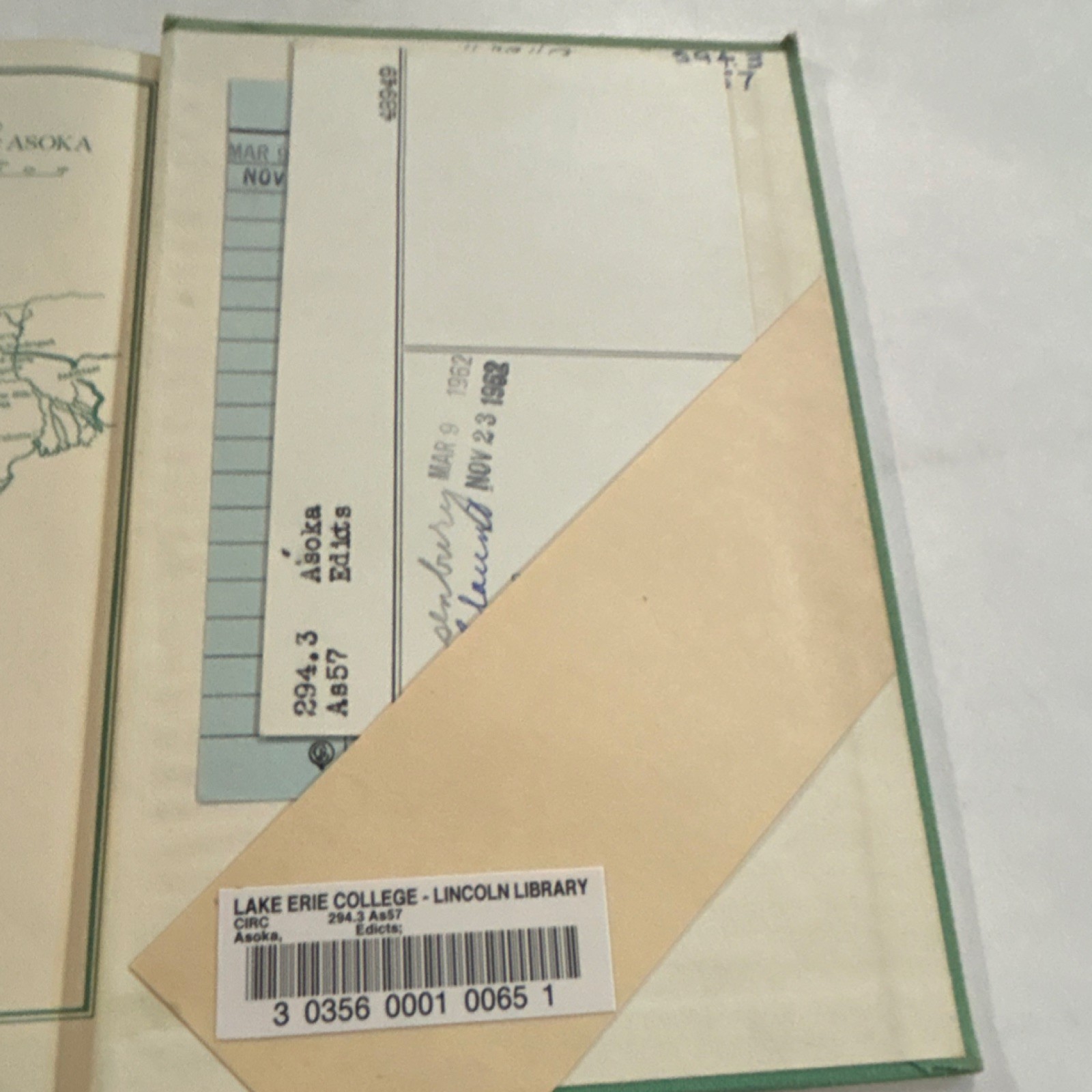 The Edicts of Asoka N. A. Nikam Richard McKeon Univ Chicago 1959 Hardcover Ex-L…