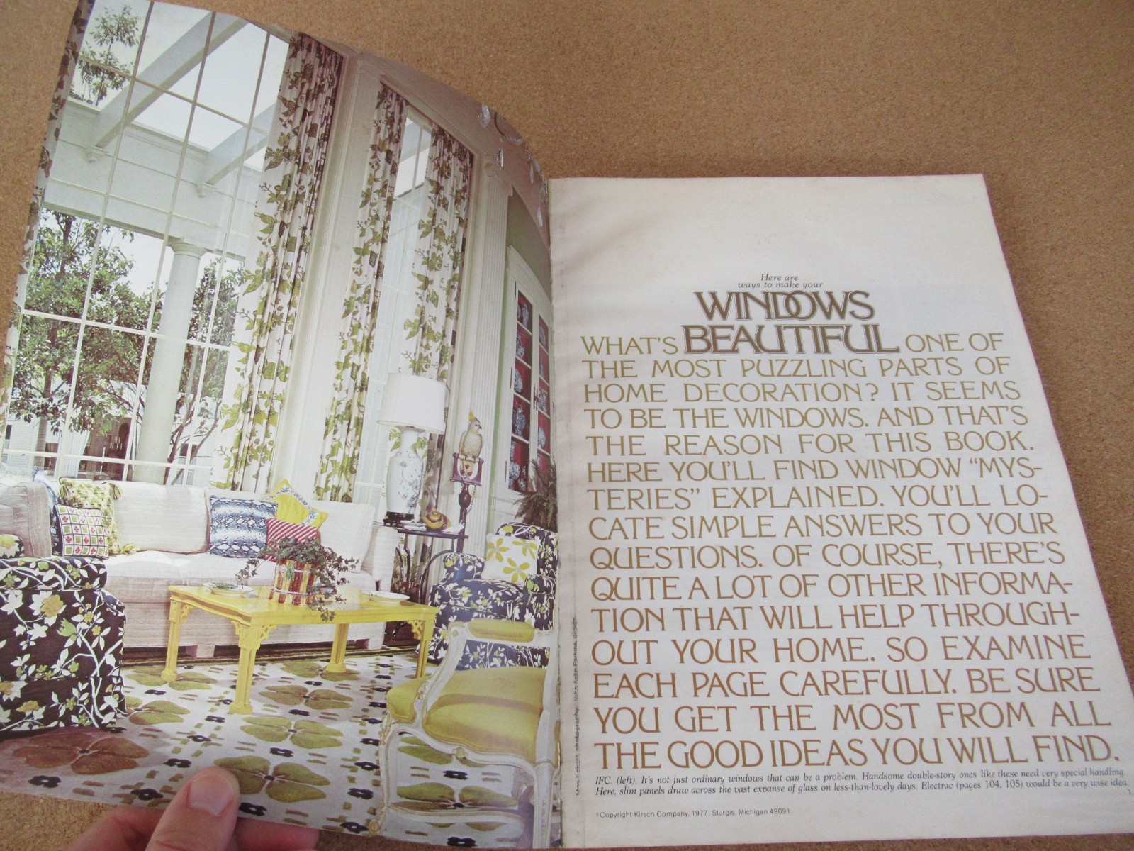 « How To Make Your Windows Beautiful », Kirsch Publication, 1970-80 Curtains Decor