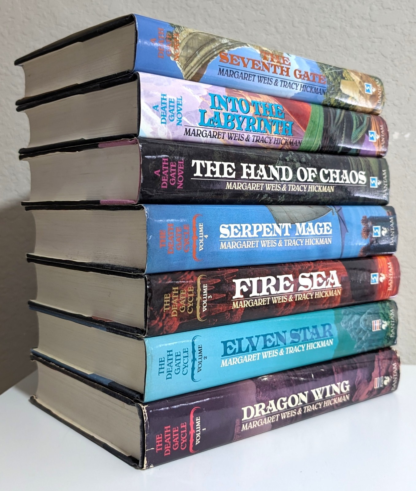 Weis & Hickman = THE DEATH GATE CYCLE = complete 7 hardcovers – 1st ed.
