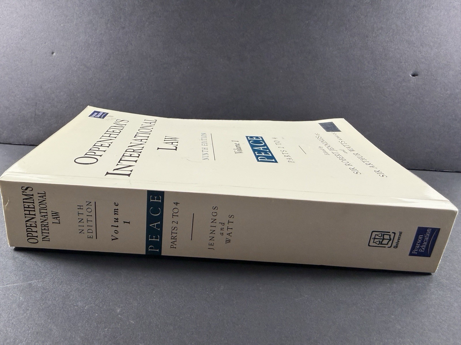 Oppenheim’s International Law PEACE 9th Edition Parts 1-4 in Two Paperback Books
