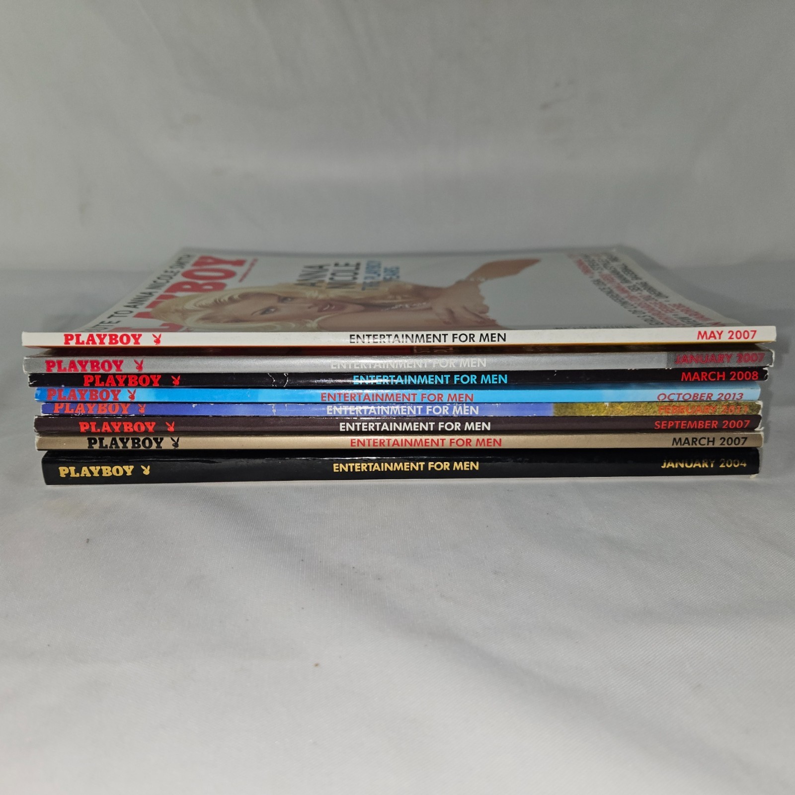 Playboy Magazine LOT OF 8 W/Centerfolds RARE Issues PAM, ANNA, MARIAH + More!