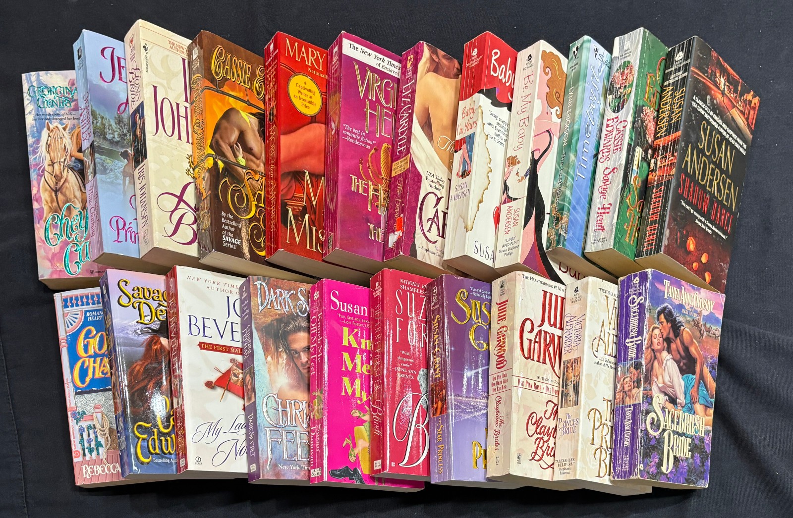 Lot of 22 Romance Novels! Susan Andersen, Lynn Erickson, & More! Free Ship!