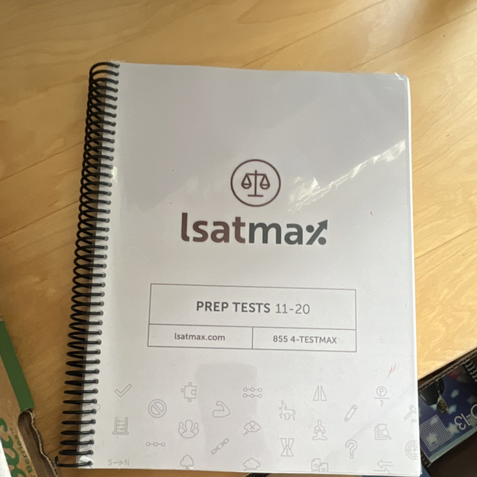 lsatmax Prep Tests 1-50 Spiral Bound Book LSAT Study Guide Law Exam Preparation