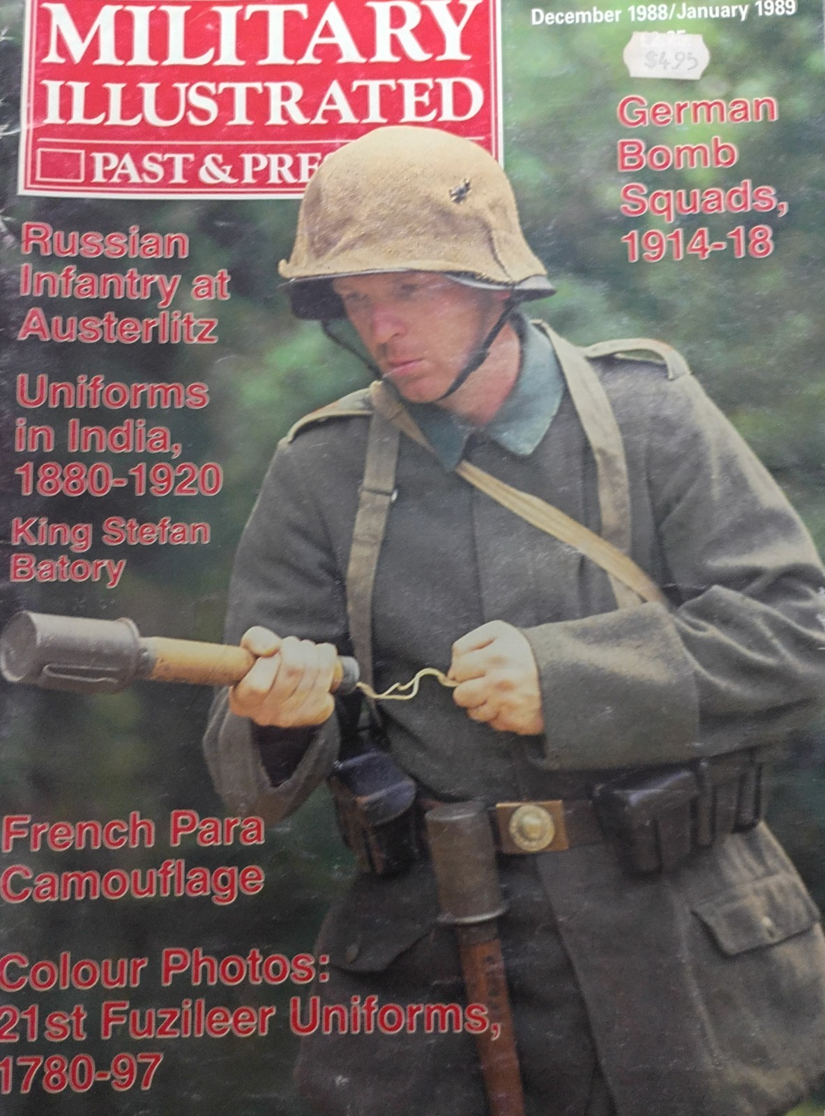 Military Illustrated Magazine No.16 Dec 1988/Jan 1989 German Bomb Squads,1914-18