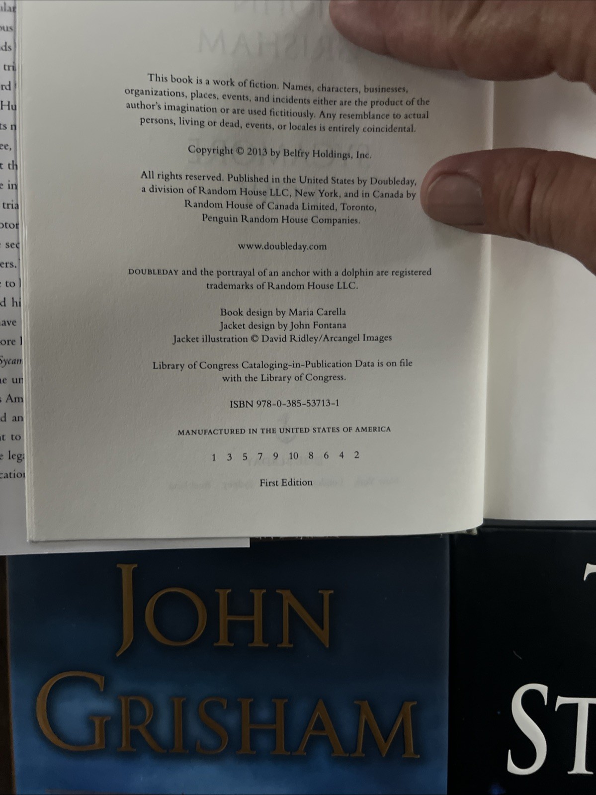 John Grisham Lot Of 4 Hardcover Books ALL 1ST EDITIONS !!