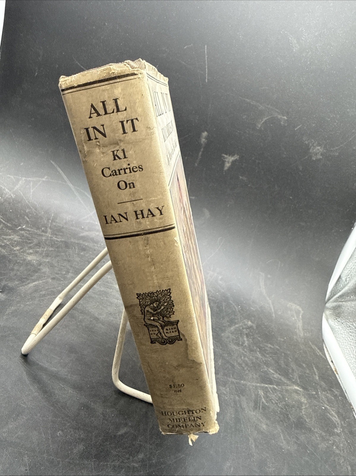 WWI All In It: K1 Carries On by Major Ian Hay Beith 1917 1st Edition HC/DJ