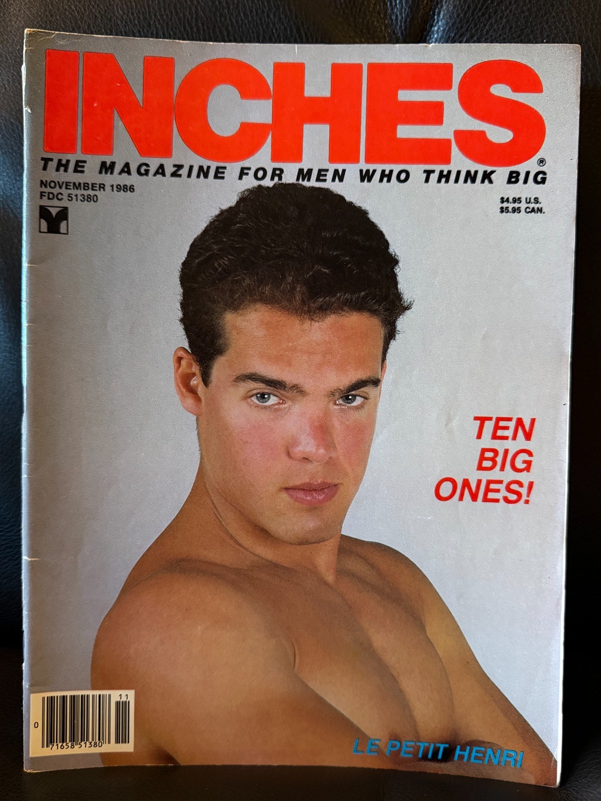 Inches Magazine 11/86 vintage gay interest male pinups
