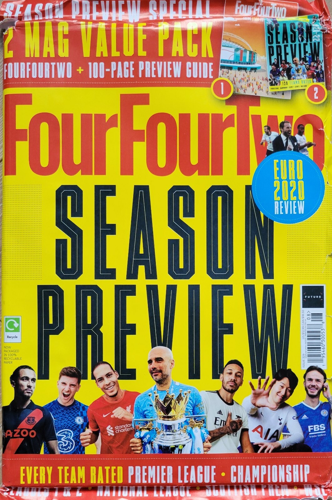 FourFourTwo Magazine Issue 329 +100 Pages Season Preview Guide / Soccer Football