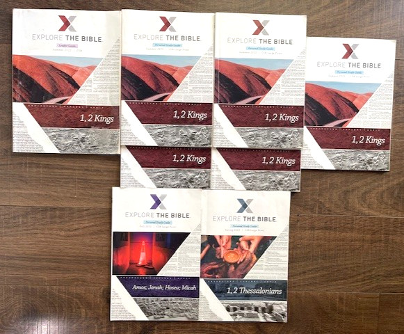 Lot of 8 Explore The Bible Personal Study Guide Lifeway Kings, Thessalonians