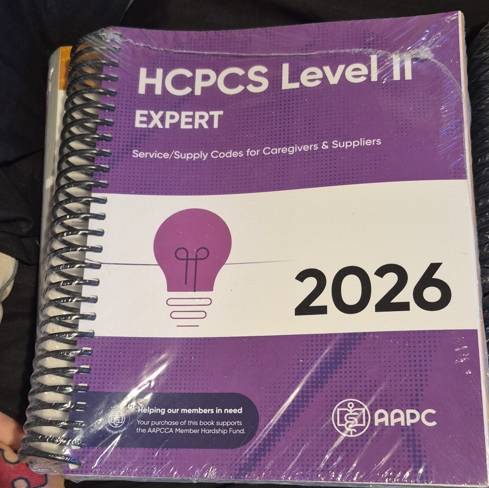 AAPC HCPCS Level II Expert 2026 Medical Coding Textbook, Spiral Bound