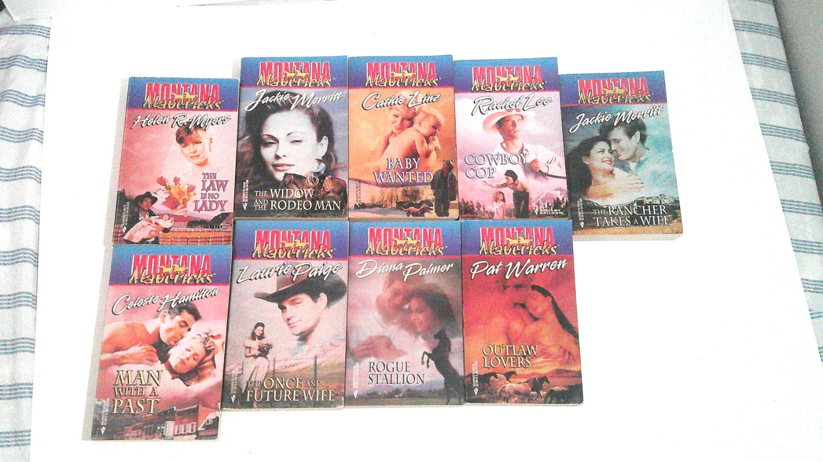 Montana Mavericks Lot of 9 Western Romance Books Paperback Romance Books
