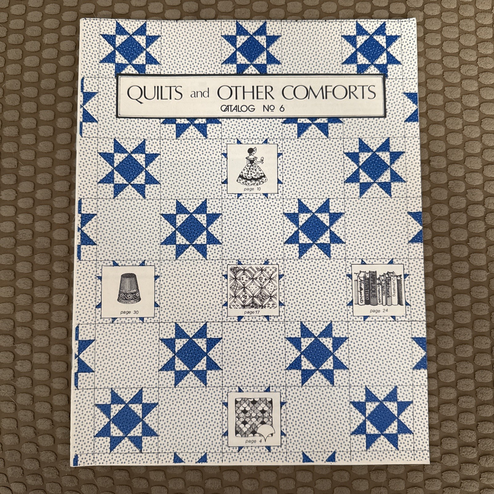 Rare vintage Quilts and Other Comforts Catalog #6 Leman 1975 32 pages