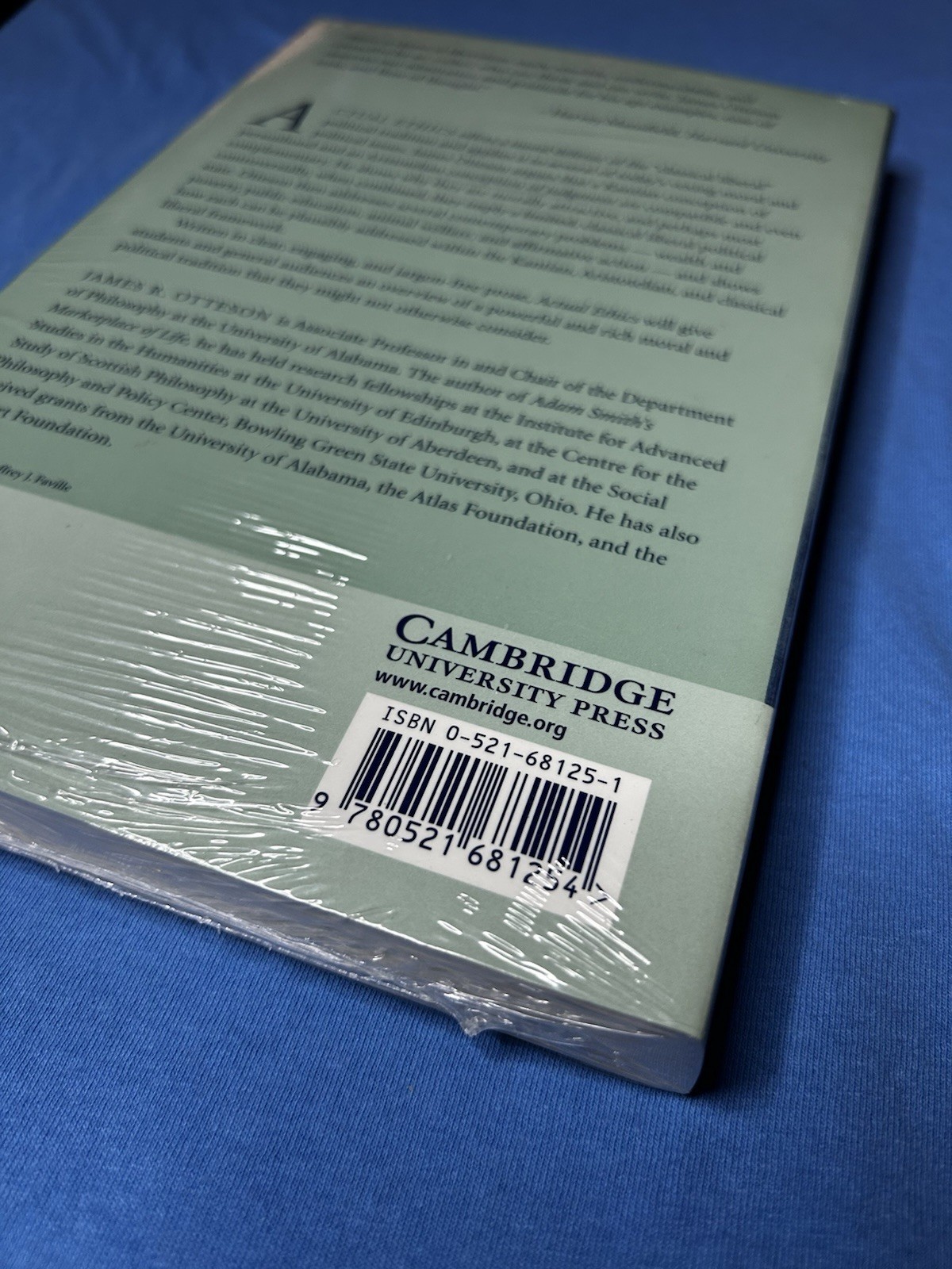Actual Ethics by James R. Otteson (2006, Perfect)