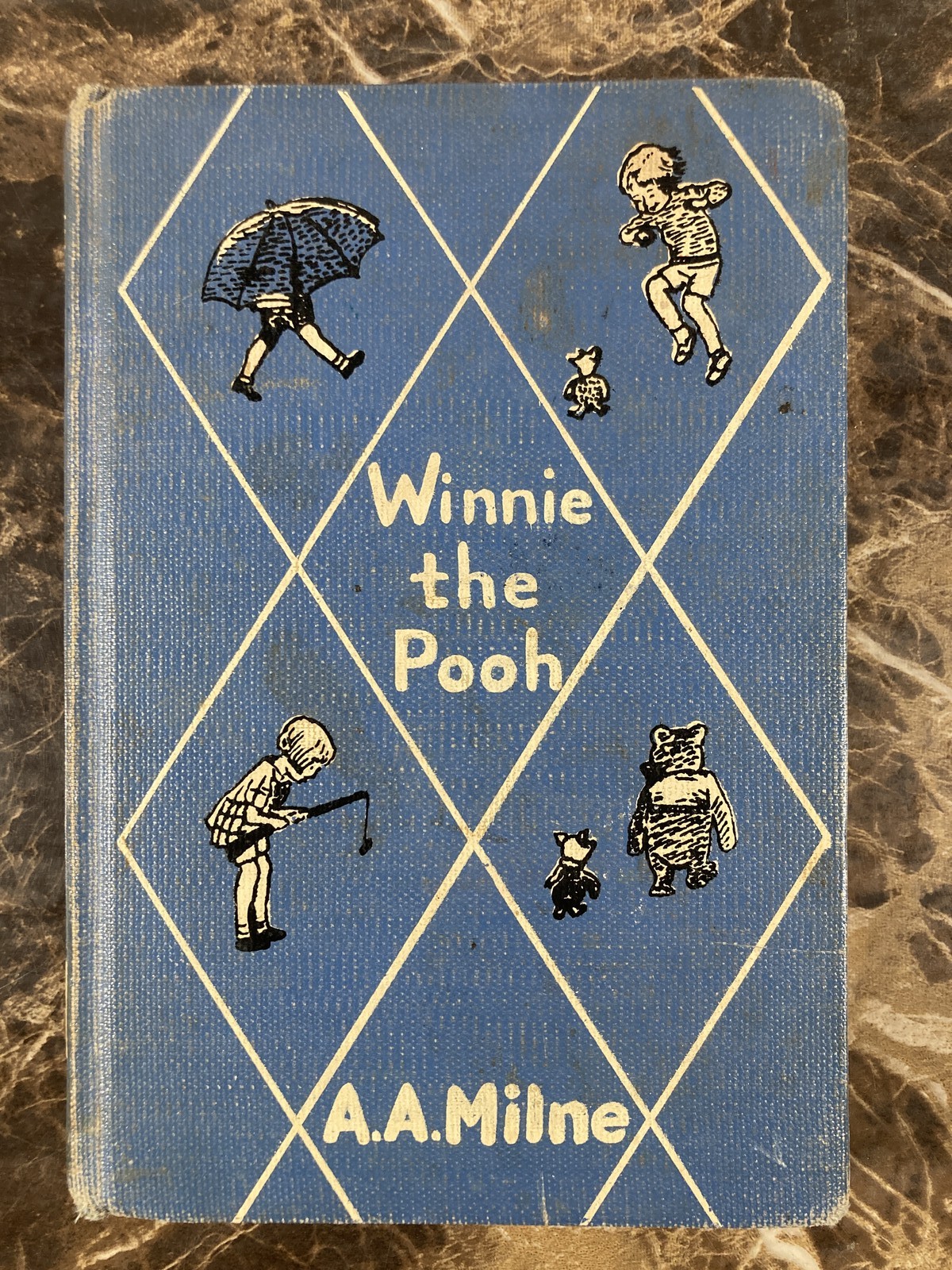 Winnie-the-Pooh Vintage 1949 Hardcover Book by A. A. Milne Former Library