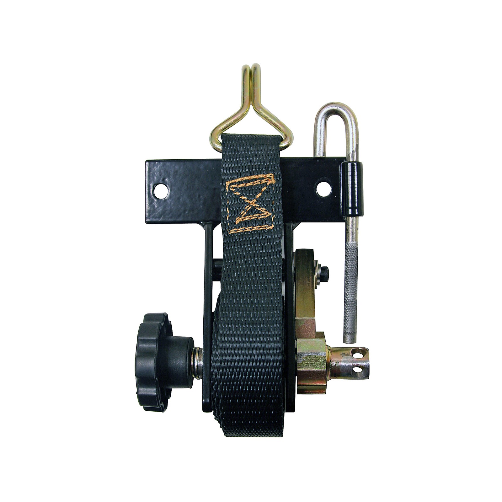 Buyers Products, 1.5in. Ratchet Tie Down Square Rectangular Tube Ladder Racks,