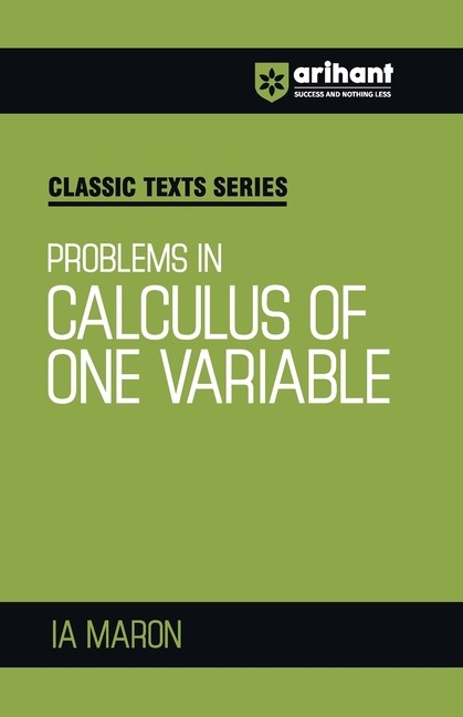 Calculus Of One Variable
