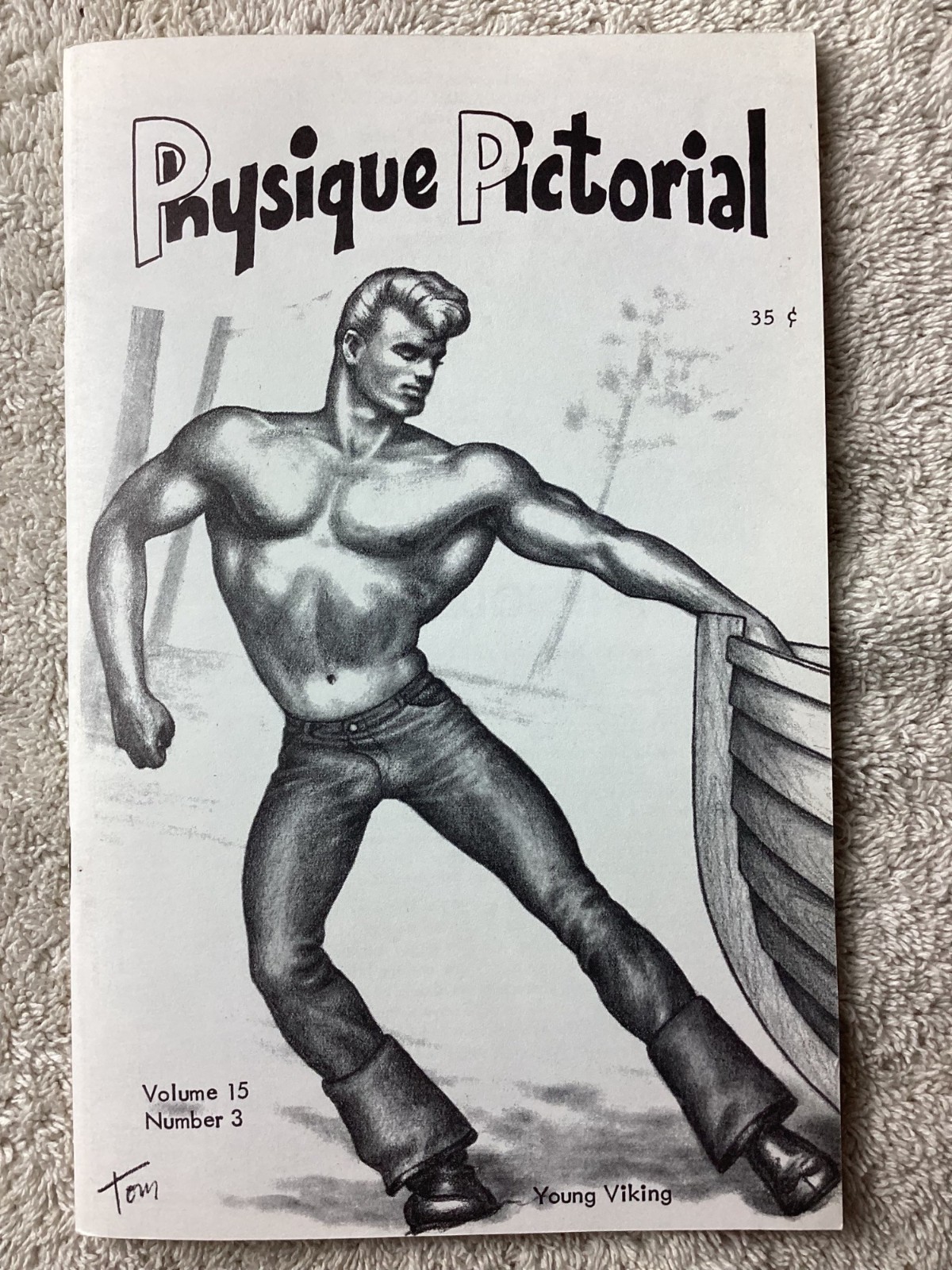 Physique Pictorial V 15 No 3*June 1966*Vintage Tom Of Finland*Gay*Bob Mizer AMG