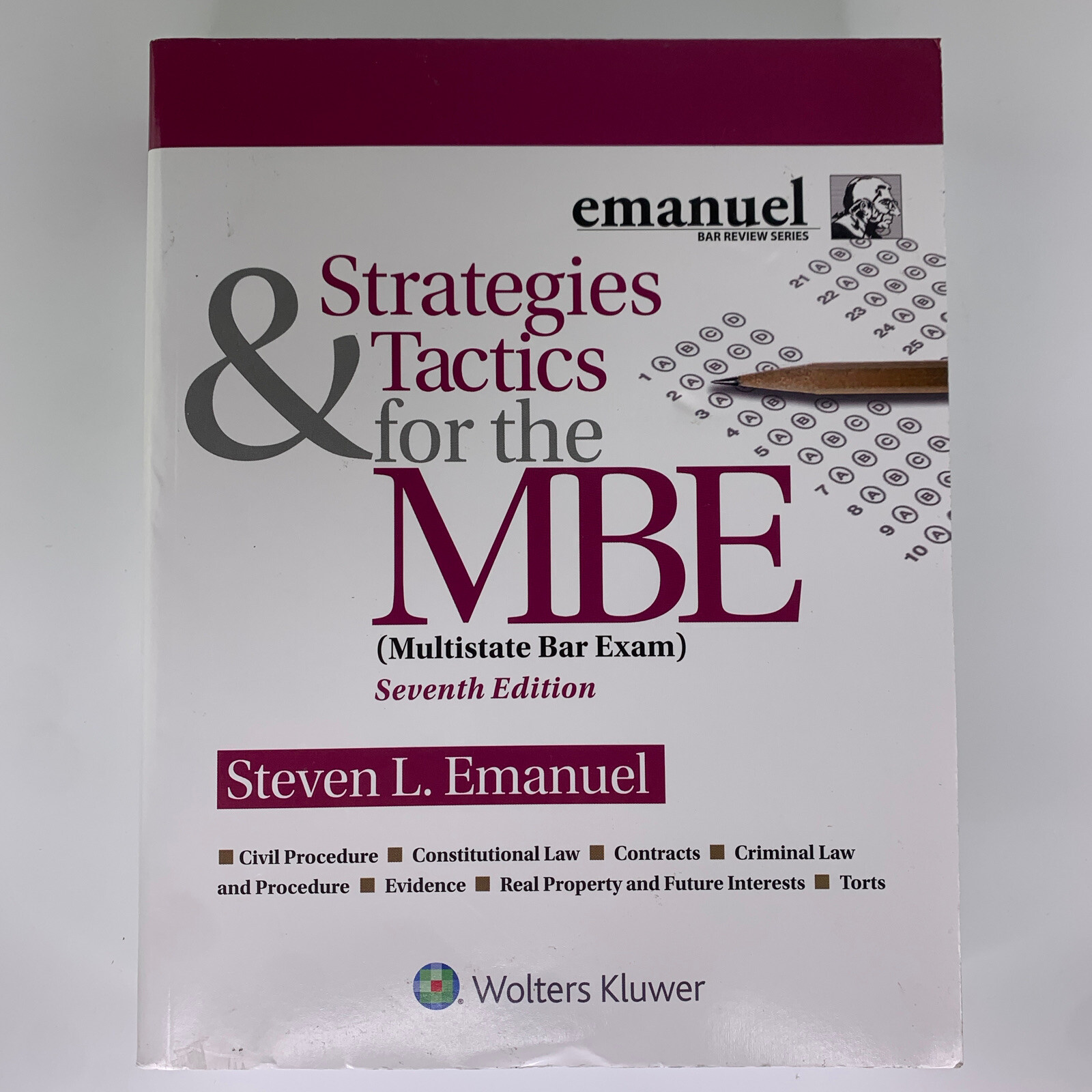 Bar Review Ser.: Strategies and Tactics for the MBE : Multistate Bar Exam by…
