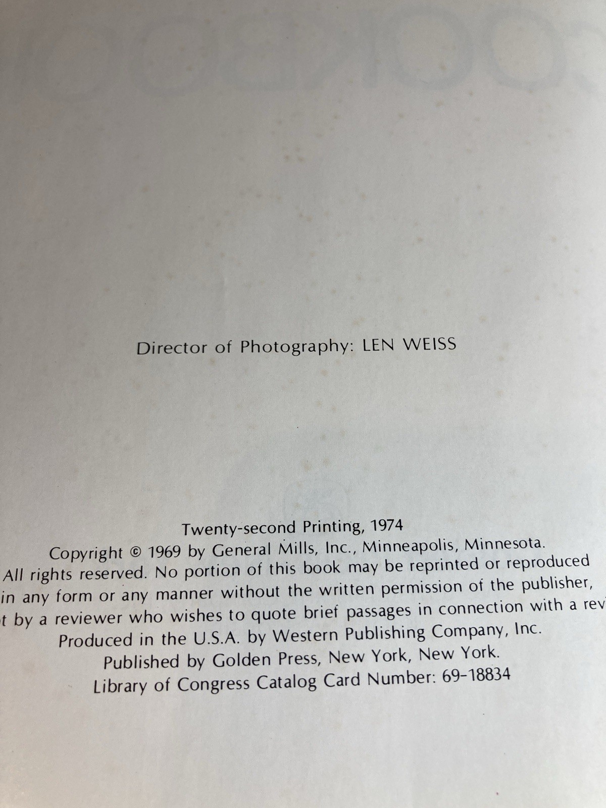 Vintage Betty Crocker&rsquo;s Cookbook 1974 Tight Binding 480 Pages HC