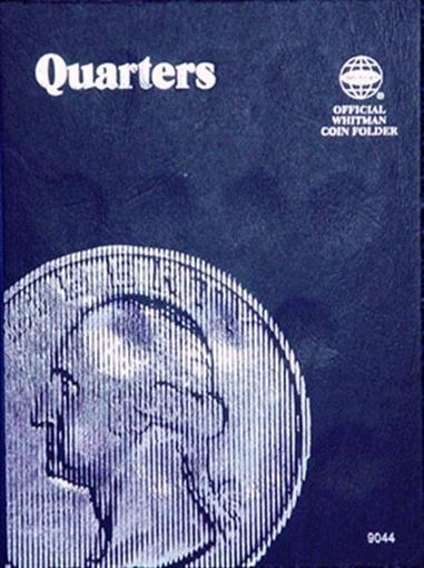 Whitman Folder For US Quarters Plain Blank Mini Album No 9044 Free US Shipping