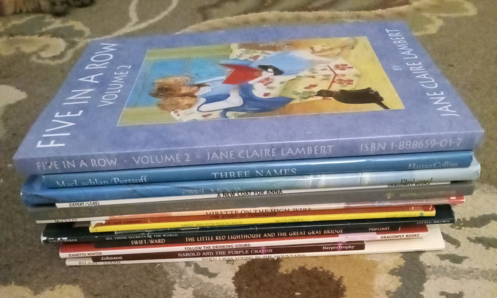 FIVE IN A ROW Volume 2/Bible Study Guide Jane Lambert & 14 Accompanying Book lot