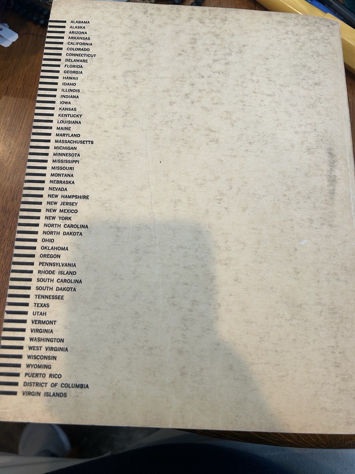 Vintage U.S. Postal National Zip Code Directory March 1968 Mr Zip – 1,600+ Pages