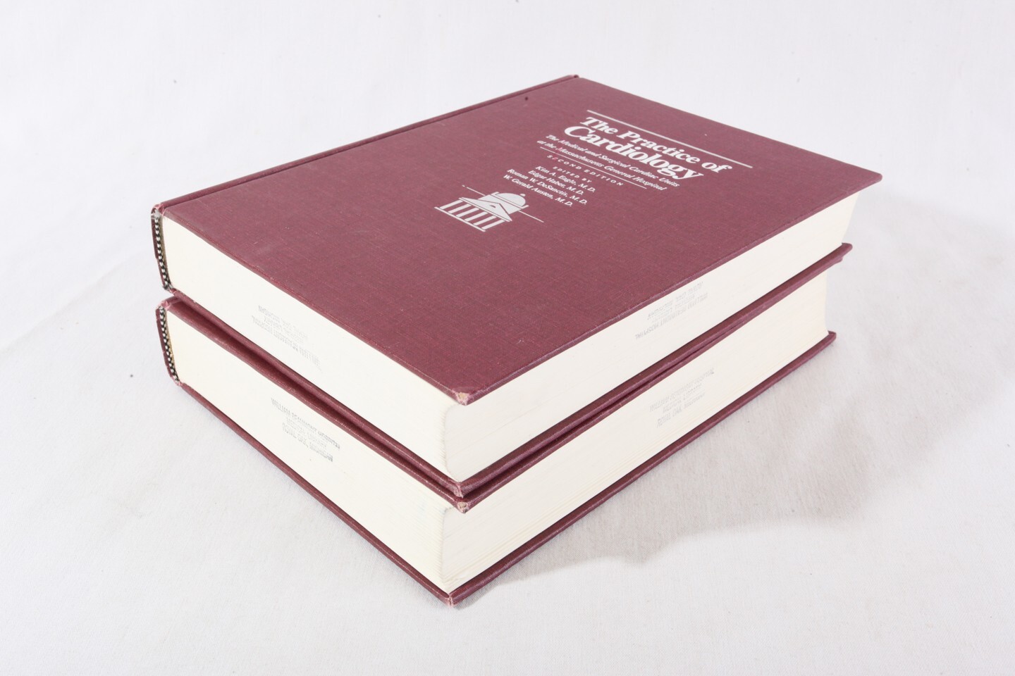 The Practice of Cardiology, 2nd Edition, Volume 1 & 2, Ex Lib, 1980 HC