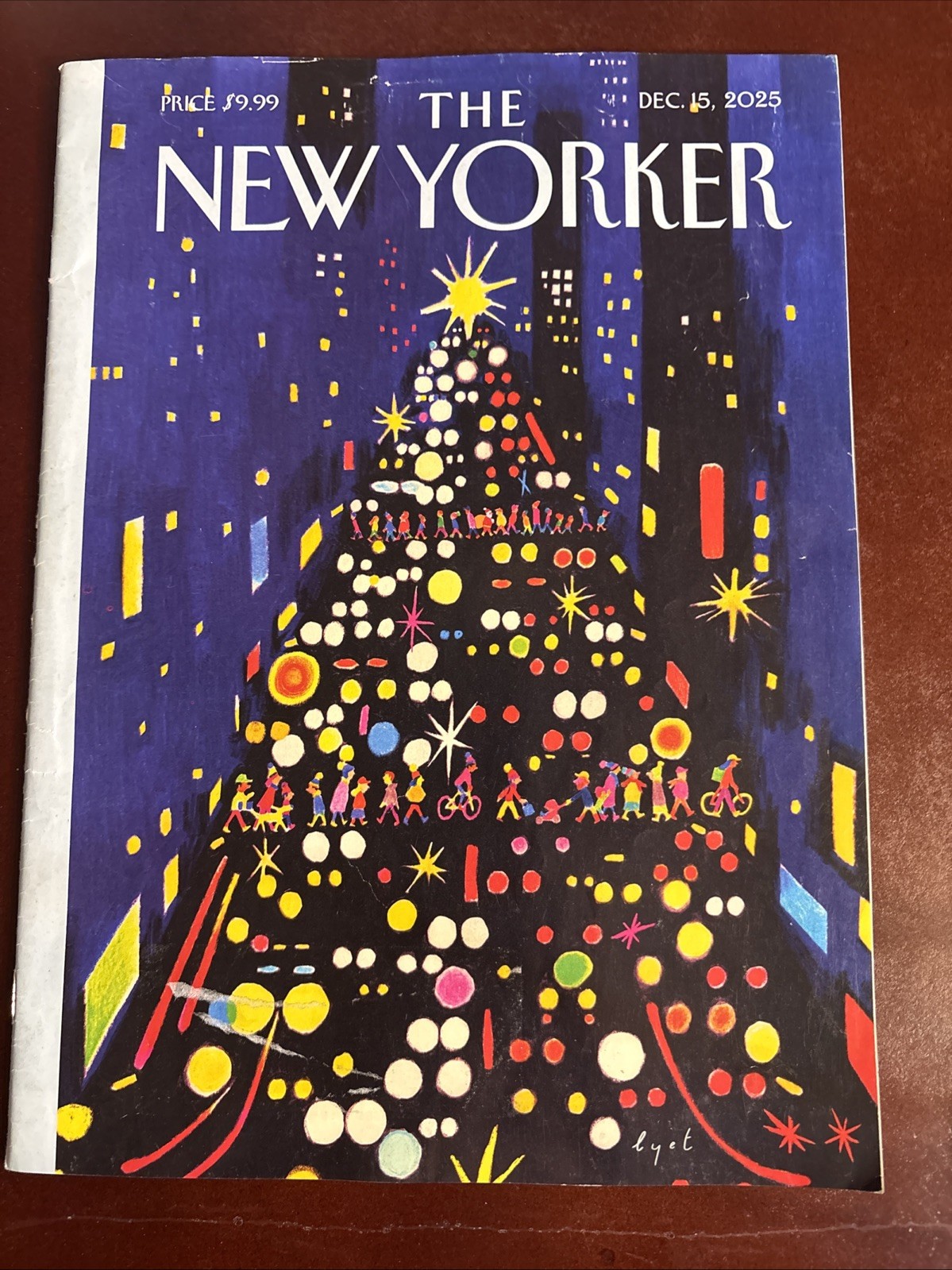 2025 THE NEW YORKER MAGAZINE • December 15th ,2025 Like New (#1170-1)