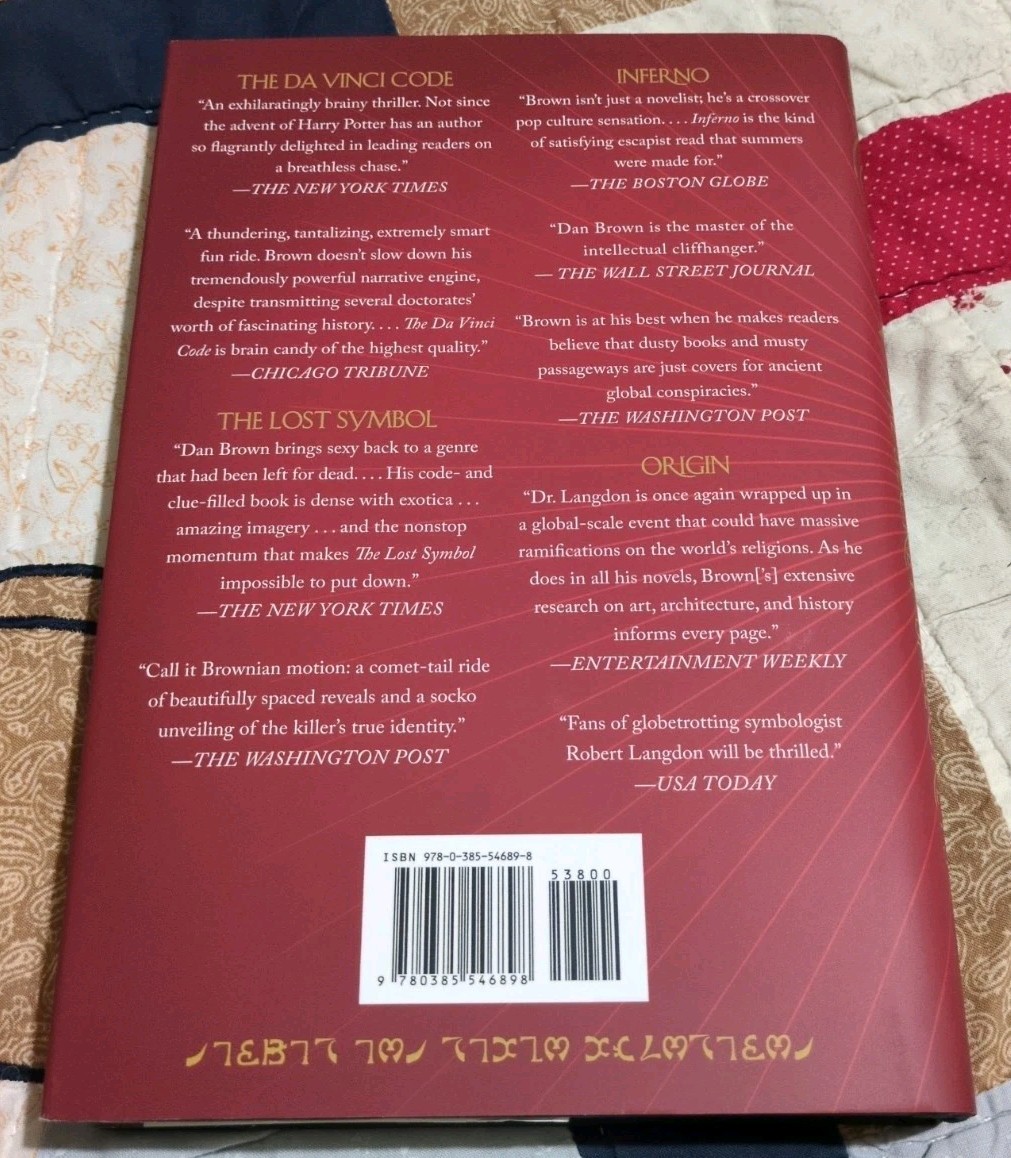 Secret of Secrets Dan Brown Signed First Edition Ptg 2025 Da Vinci Langdon RARE