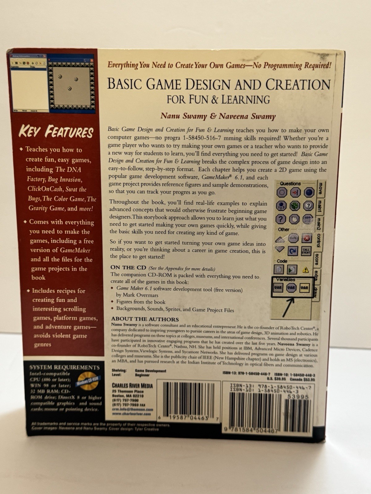 Basic Game Design and Creation for Fun and Learning Naveena, Swam