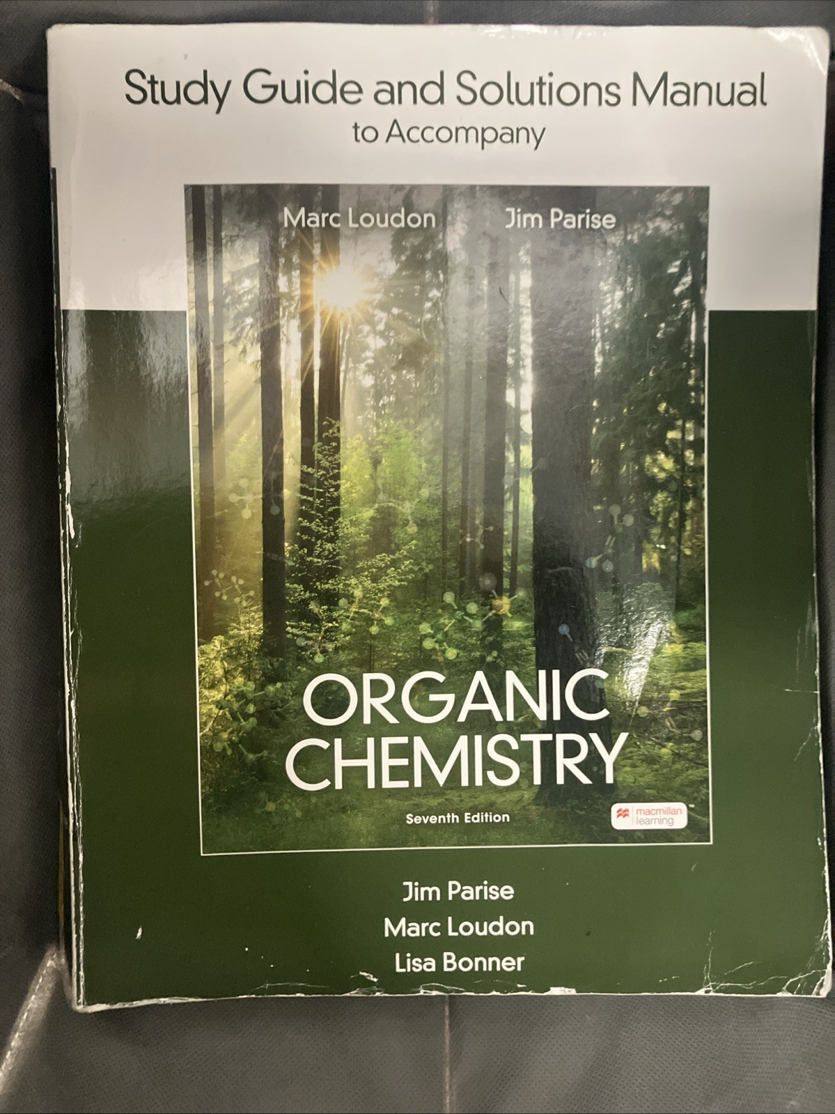Organic Chemistry Study Guide & Solutions Manual 7th Ed Parise Loudon Macmillan…