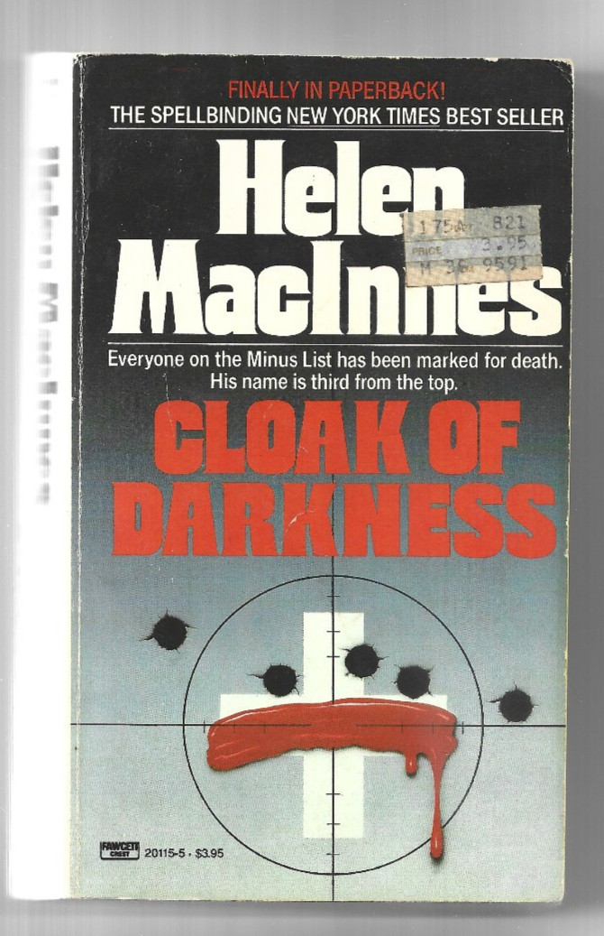 Cloak Of Darkness by Helen MacInnes Paperback Vintage 1983