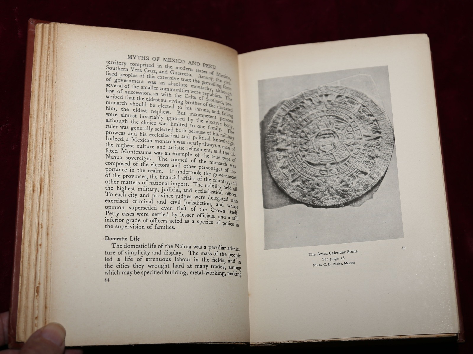 EXRARE Myths of Mexico Peru Lewis Spence MYTHOLOGY OCCULT MAYA AZTEC MORMON INT