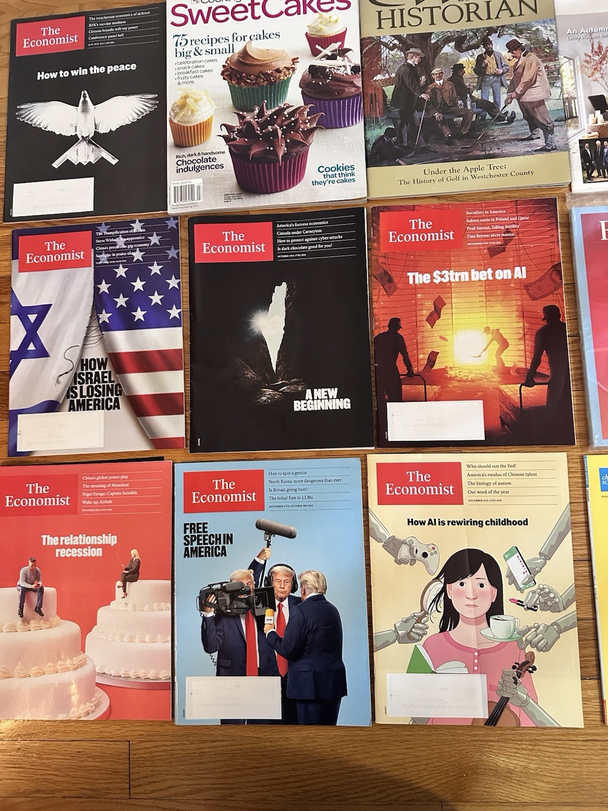 Lot Of 12 People Outside Inspire New Yorker Live Happy Magazines Vampires Recycl