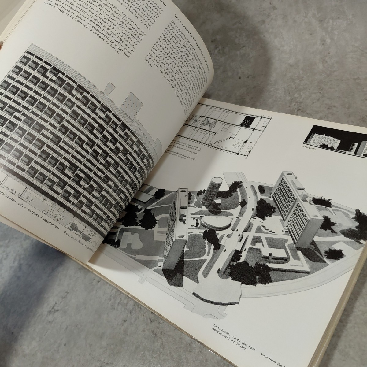 Le Corbusier 1910-60 Architecture Complete Works Girsberger 1960 Eng/Fre/German