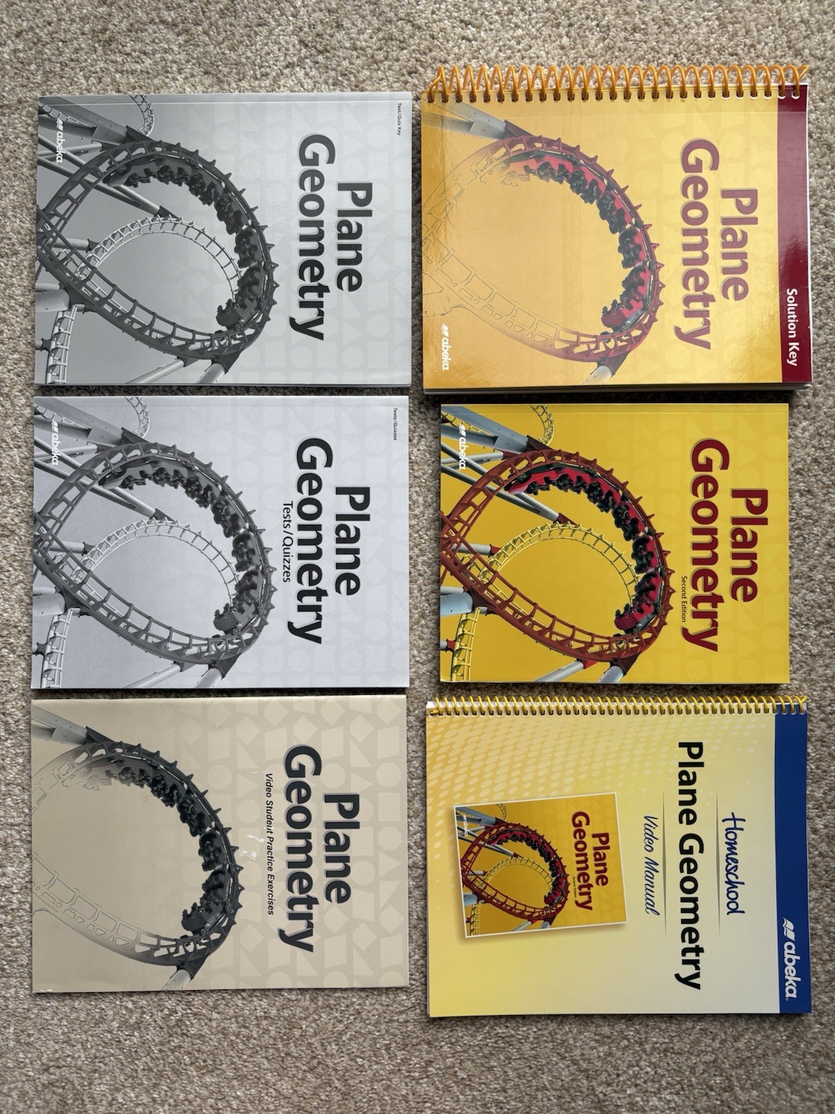 Plane Geometry (Abeka) Brand New, Complete Student & Teacher Kit