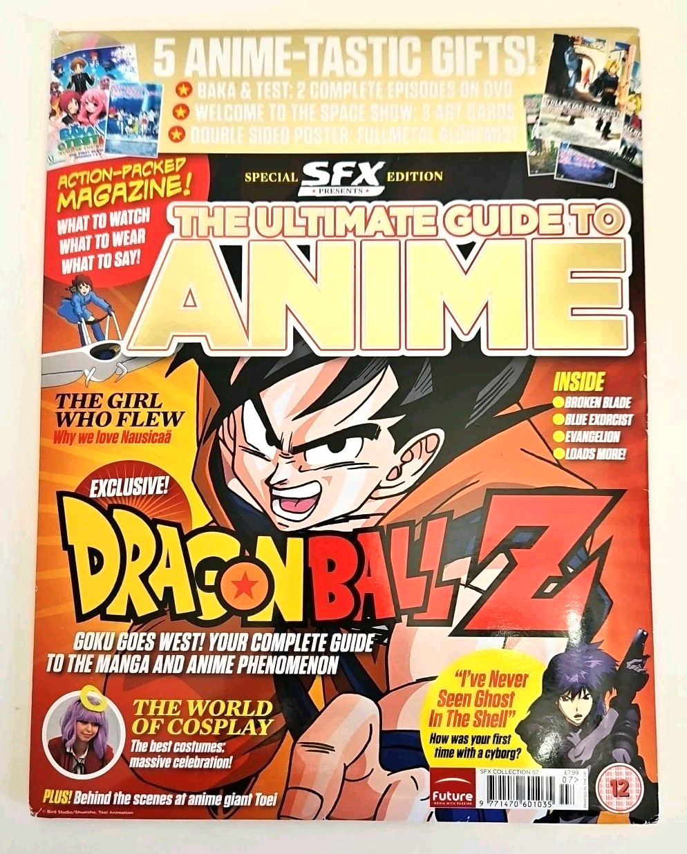 SFX Special Edition Ultimate Guide to Anime Dragon Ball Z Postcard Poster DVD