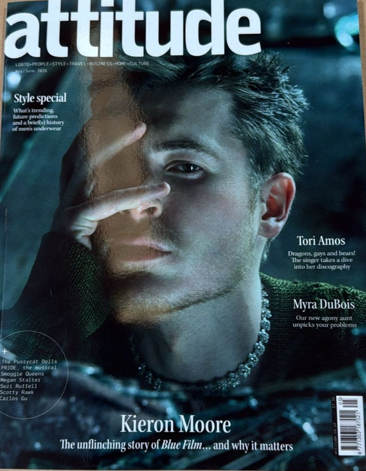 ATTITUDE MAGAZINE No 370-MAY-JUNE 2026-KIERON MOORE