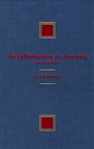An Introduction to Analysis