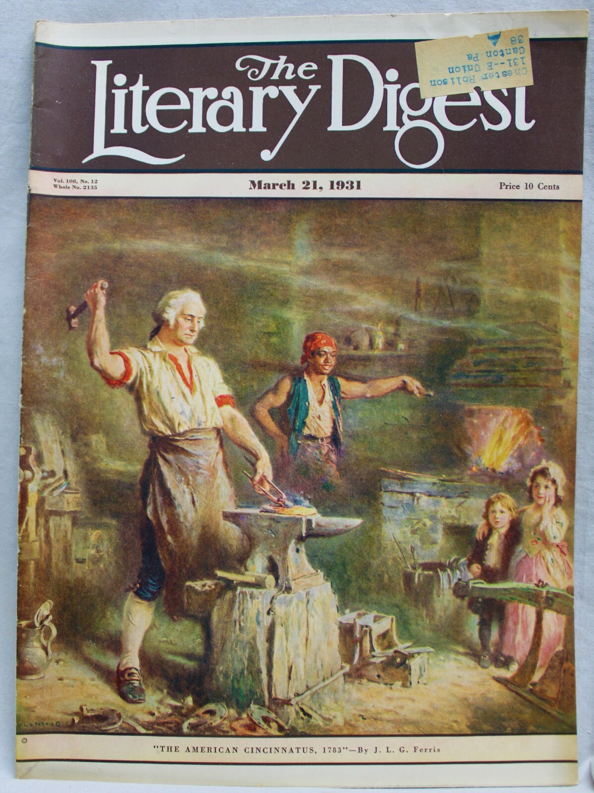 THE LITERARY DIGEST MAGAZINE 21 MARCH 1931 NEWS GENERAL INTEREST STORIES